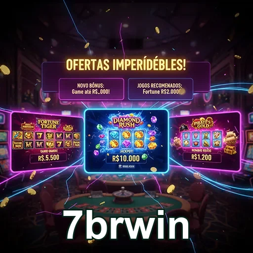 Tela de login rápido no aplicativo 7brwin